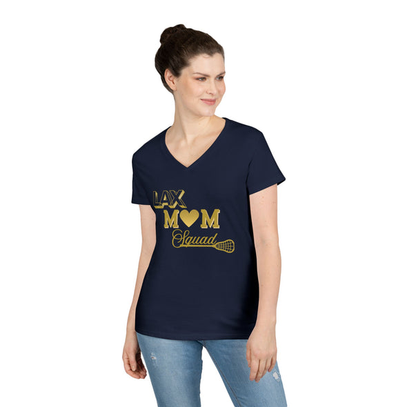 Lacrosse Mom V-Neck Tee