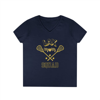 Lacrosse Mom V-Neck T-Shirt