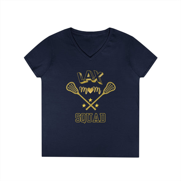 Lacrosse Mom V-Neck T-Shirt