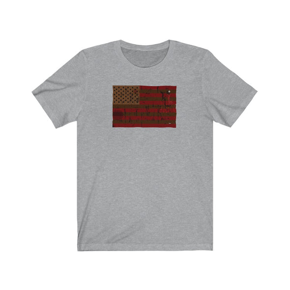 Red and Brown Flag Tee