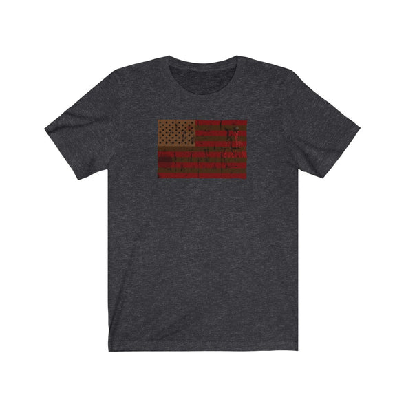 Red and Brown Flag Tee