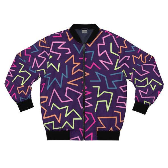 Zig Zag Bomber Jacket