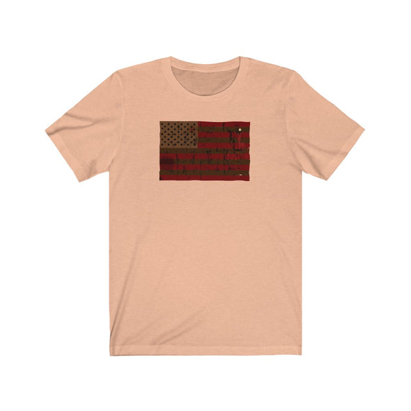 Red and Brown Flag Tee