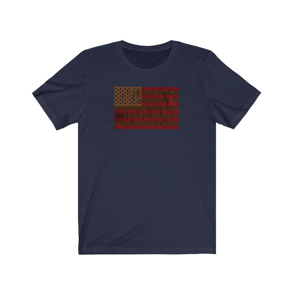 Red and Brown Flag Tee