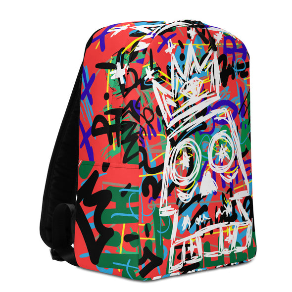 Graffiti Skull Head Backpack