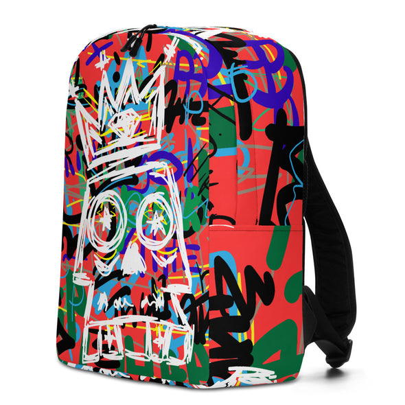 Graffiti Skull Head Backpack