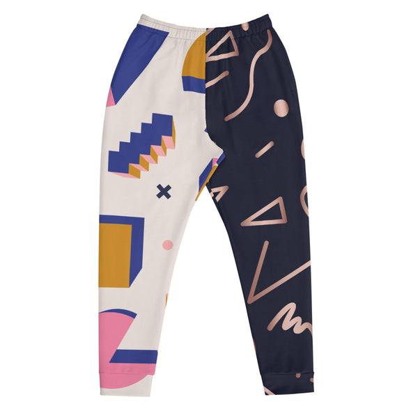 90's Pattern Half and Half Joggers